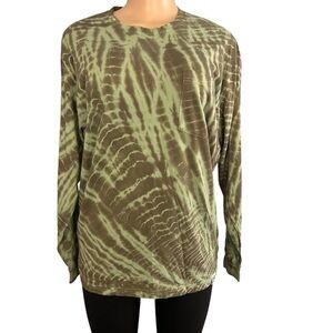 VS PINK Victoria's Secret Tie Dye Campus Long sleeve Tee T-shirt